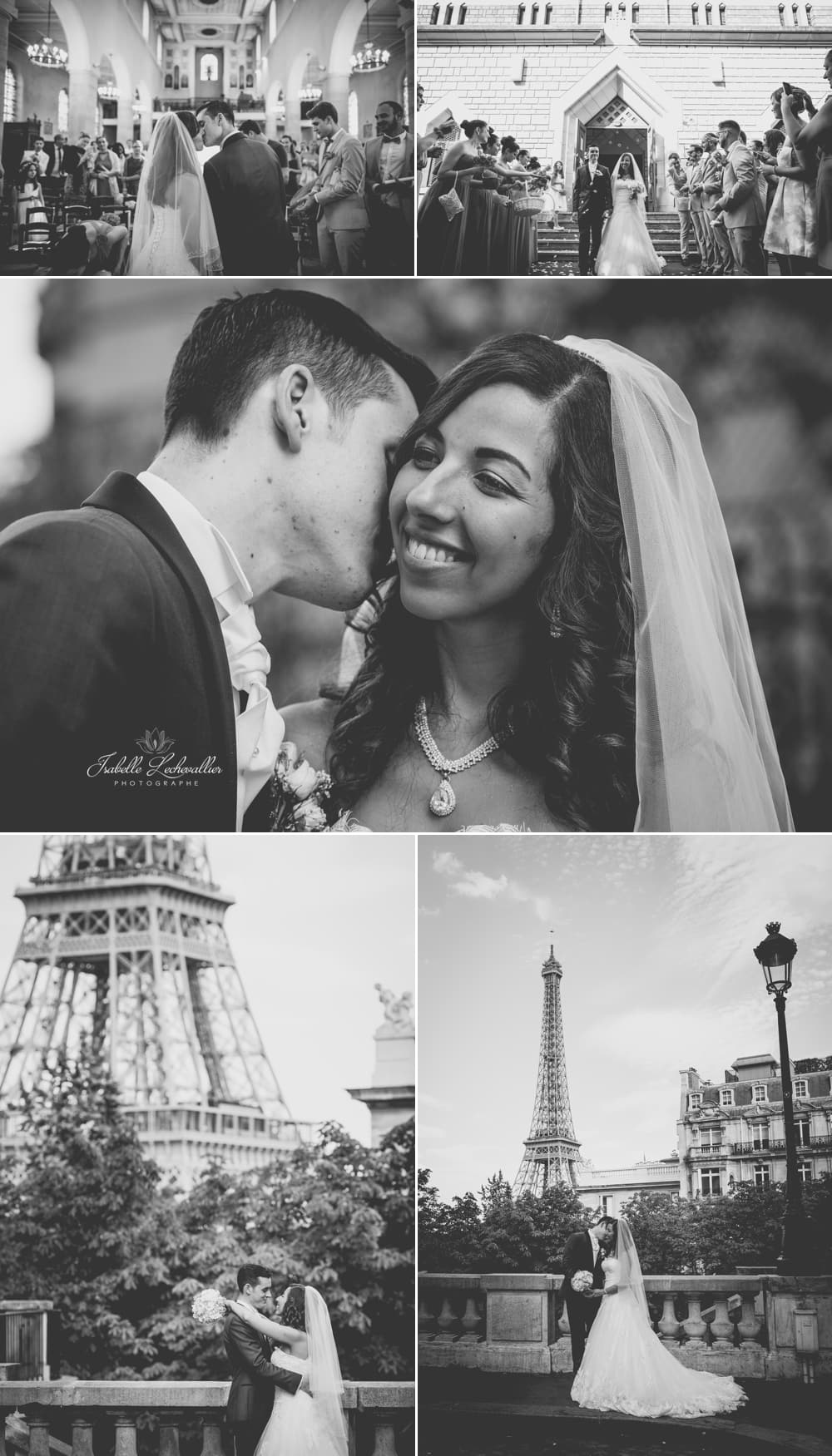 Mariage romantique à Paris