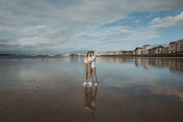 séance photo couple à Saint Malo