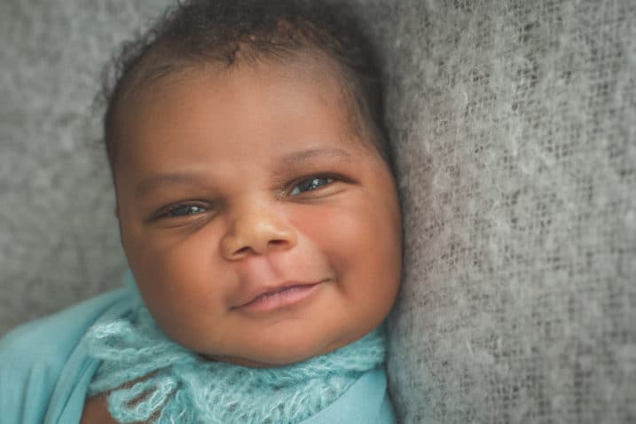 Photos de naissance au studio