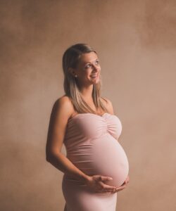 Séance photo grossesse mère/fille