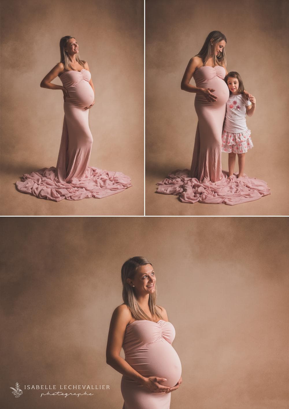 Séance photo grossesse mère/fille
