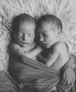 Séance photo naissance jumeaux à Rennes