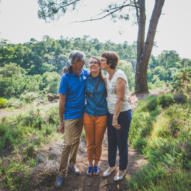 Photos de famille entre adultes