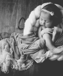 Photos artistiques de votre bébé – Rose