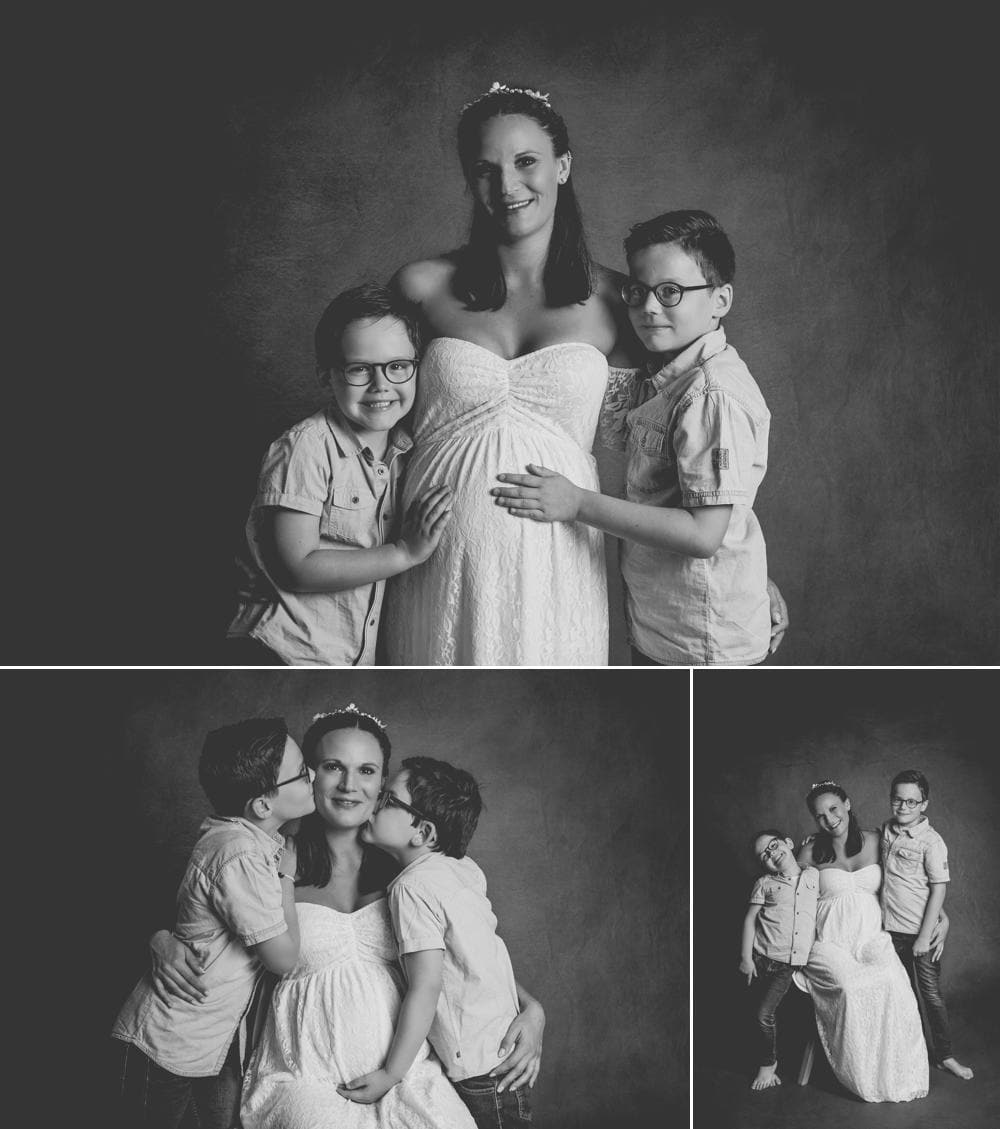 photos de grossesse avec ses enfants 