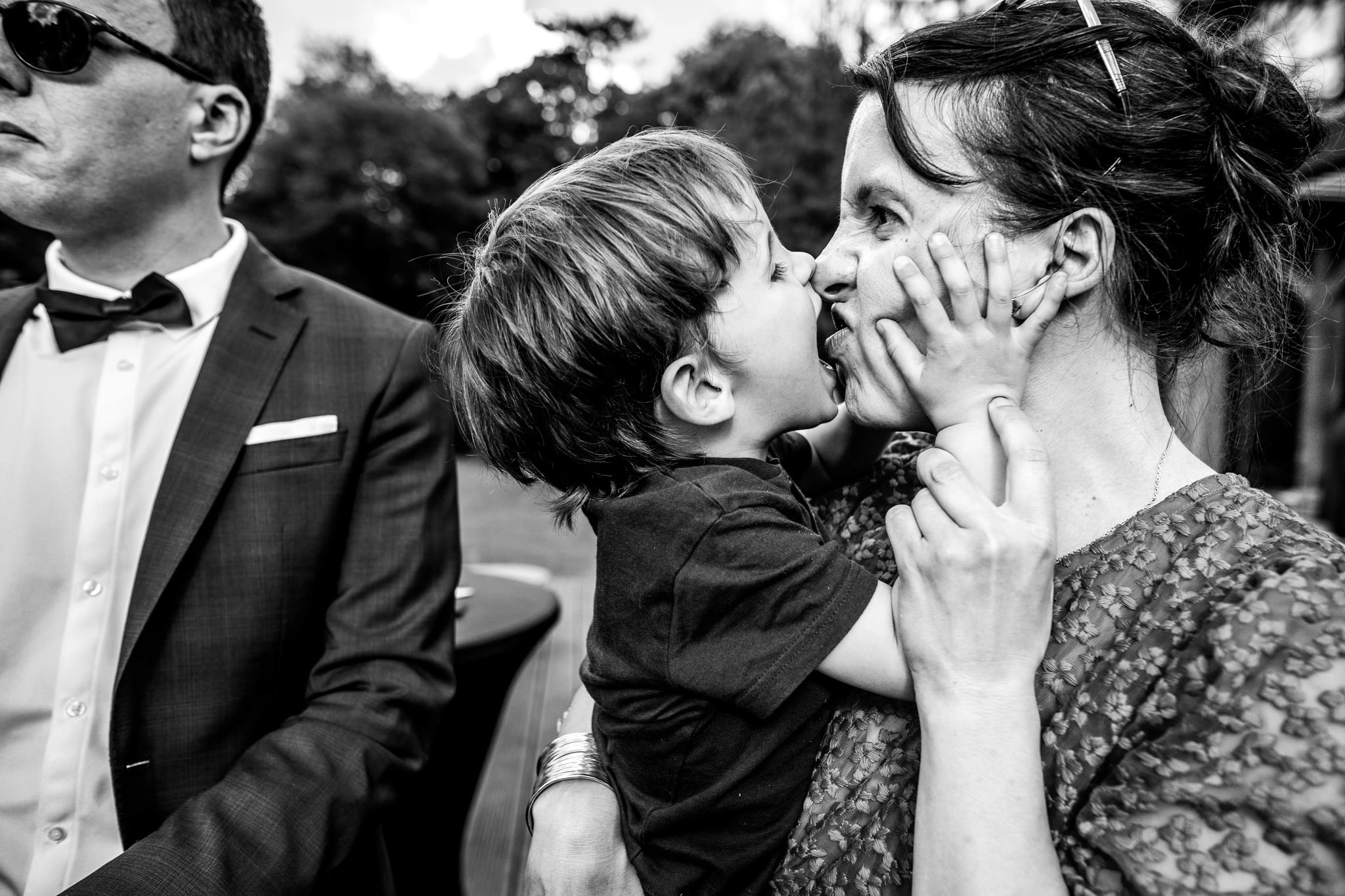 instant volé durant un cocktail de mariage