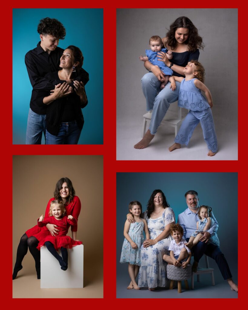 séance photo pour la fete des mamans au studio en famille, en couple, avec son animal ou seule pour un portrait